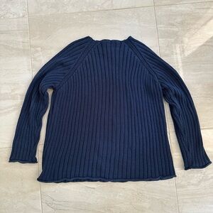 Paloma Wool Midnight Blue Shiitake Ribbed Sweater